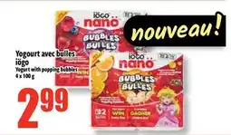 Bonanza Yogourt avec bulles iögo offer