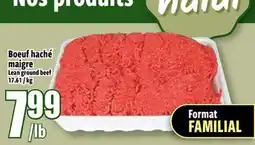 Bonanza Boeuf haché maigre offer