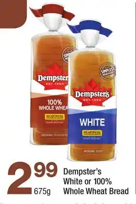 Highland Farms Dempster's White or 100% Whole Wheat Bread offer