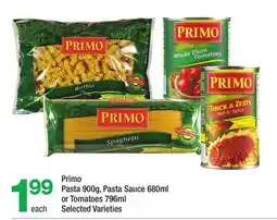 Highland Farms Primo Pasta 900g, Pasta Sauce 680ml or Tomatoes 796ml offer