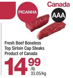Highland Farms Fresh Beef Boneless Top Sirloin Cap Steaks offer