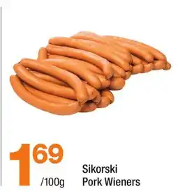 Highland Farms Sikorski Pork Wieners offer