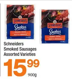 Highland Farms Schneiders Smoked Sausages offer