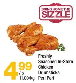 Highland Farms Freshly Seasoned In-Store Chicken Drumsticks Peri Peri offer