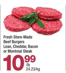 Highland Farms Fresh Store-Made Beef Burgers offer