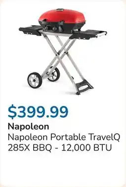 Club Piscine Napoleon Portable TravelQ 285X BBQ - 12,000 BTU offer