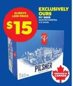 Real Canadian Liquorstore PC Beer offer