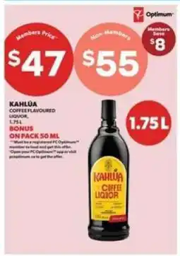 Real Canadian Liquorstore Kahlúa Coffee Flavoured Liquor offer
