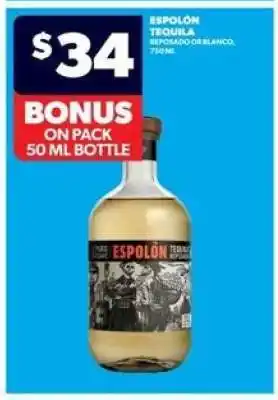Real Canadian Liquorstore Espolón Tequila offer