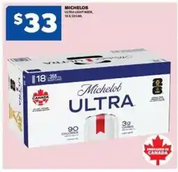 Real Canadian Liquorstore Michelob Ultra Light Beer offer