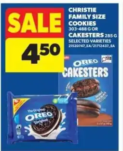 Real Canadian Superstore Christie Family Size Cookies or Cakesters offer
