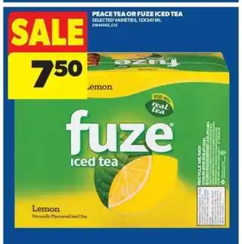 Real Canadian Superstore Fuze iced tea offer