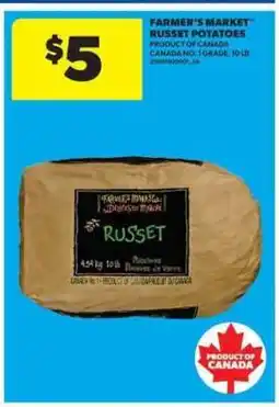 Real Canadian Superstore FARMER'S MARKET RUSSET POTATOES offer