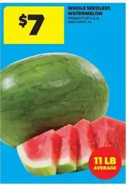 Real Canadian Superstore WHOLE SEEDLESS WATERMELON offer