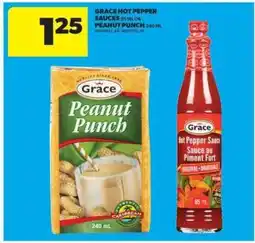 Real Canadian Superstore Grace Hot Pepper Sauces or Peanut Punch offer