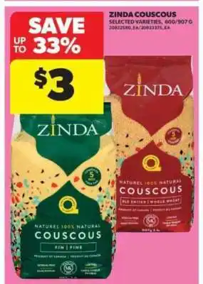 Real Canadian Superstore ZINDA COUSCOUS offer