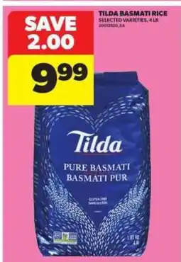 Real Canadian Superstore Tilda Basmati Rice offer