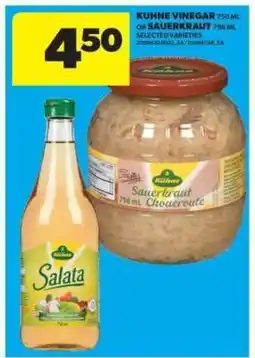 Real Canadian Superstore Kühne Vinegar or Sauerkraut offer