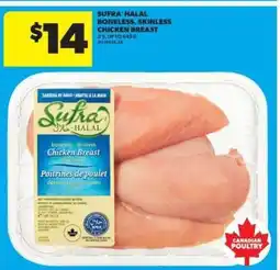 Real Canadian Superstore SUFRA Halal Boneless, Skinless Chicken Breast offer