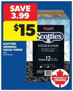 Real Canadian Superstore Scotties Original Facial Tissue offer