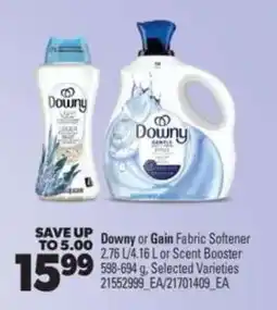 Real Canadian Superstore Downy or Gain Fabric Softener offer