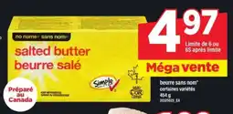 Maxi no name salted butter offer