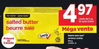 Maxi no name salted butter offer
