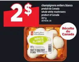 Maxi champignons entiers blancs offer