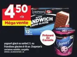 Maxi Chapman's Yogourt Glacé ou Sorbet offer