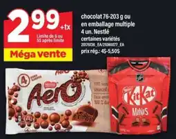 Maxi chocolat Nestlé offer