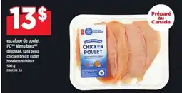 Maxi escalope de poulet PC Menu bleu offer