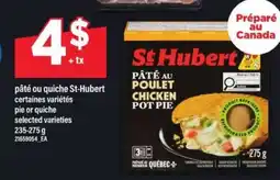 Maxi St-Hubert Pâté au Poulet Chicken Pot Pie offer