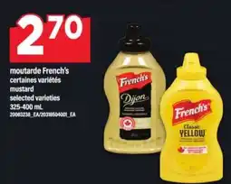 Maxi MOUTARDE FRENCH'S offer