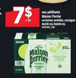 Maxi eau pétillante Maison Perrier offer