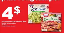 Maxi pizza Ristorante ou Casa di Mama Dr. Oetker offer