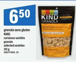 Maxi granola sans gluten KIND offer