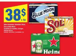 Maxi bière Heineken, Heineken Silver, SOL ou Blue Moon offer
