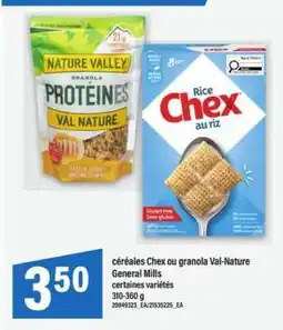 Maxi céréales Chex ou granola Val-Nature offer