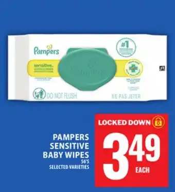 Food Basics PAMPERS SENSITIVE BABY WIPES offer