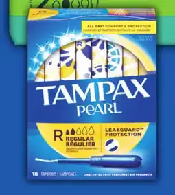 Food Basics ALWAYS ULTRA THIN PADS 20-725 & TAMPAX PEARL 18'S offer