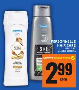 Food Basics PERSONNELLE HAIR CARE offer