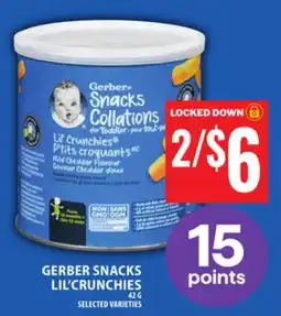 Food Basics GERBER SNACKS LIL'CRUNCHIES offer
