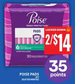 Food Basics POISE PADS offer