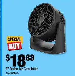 Home Depot 9 Turbo air circulator offer