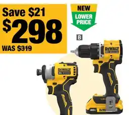 Home Depot 2-PIECE ATOMIC Brushless drill/impact driver combo kit includes (2) 2.0Ah Batteries and charger offer