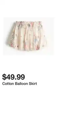 H&M Cotton Balloon Skirt offer