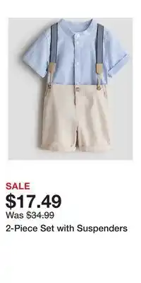 H&M 2-Piece Set with Suspenders offer