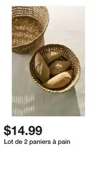 H&M Lot de 2 paniers à pain offer