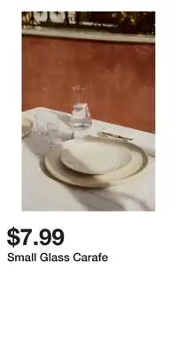 H&M Small Glass Carafe offer
