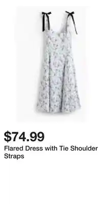 H&M Flared Dress with Tie Shoulder Straps offer